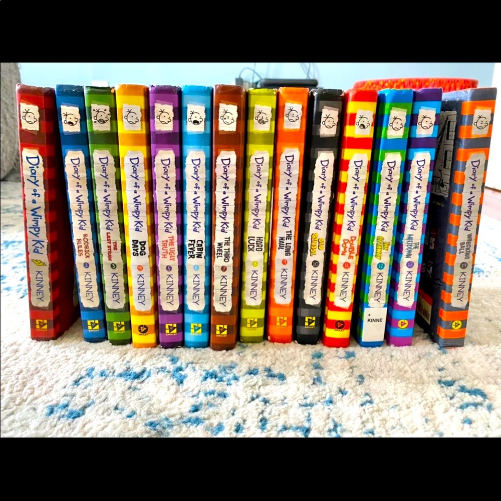 Diary of a wimpy kid books 1-14